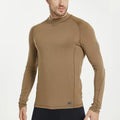 17.5¦Ìm ZEALWOOD Wen¡®s Long-sleeved High Neck Merino Wool T-shirt (200g)