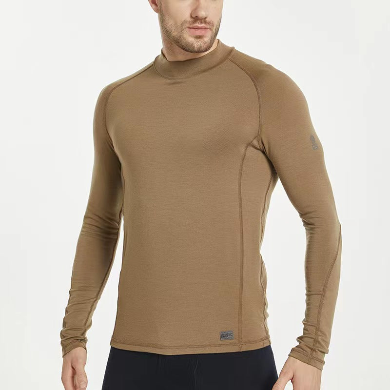 17.5¦Ìm ZEALWOOD Wen¡®s Long-sleeved High Neck Merino Wool T-shirt (200g)