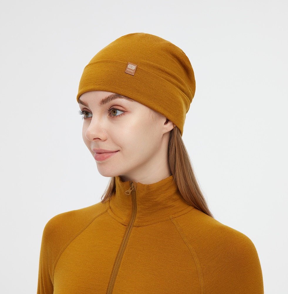 17.5¦Ìm Double Layer Merino Wool Beanie (200g)