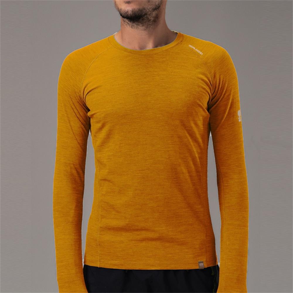 17.5¦Ìm Men¡®s long-sleeved Merino Wool T-shirt (150g)