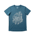 17.5¦Ìm Women¡®s Short-sleeved Tencel Merino Wool Pattern T-shirt (150g)