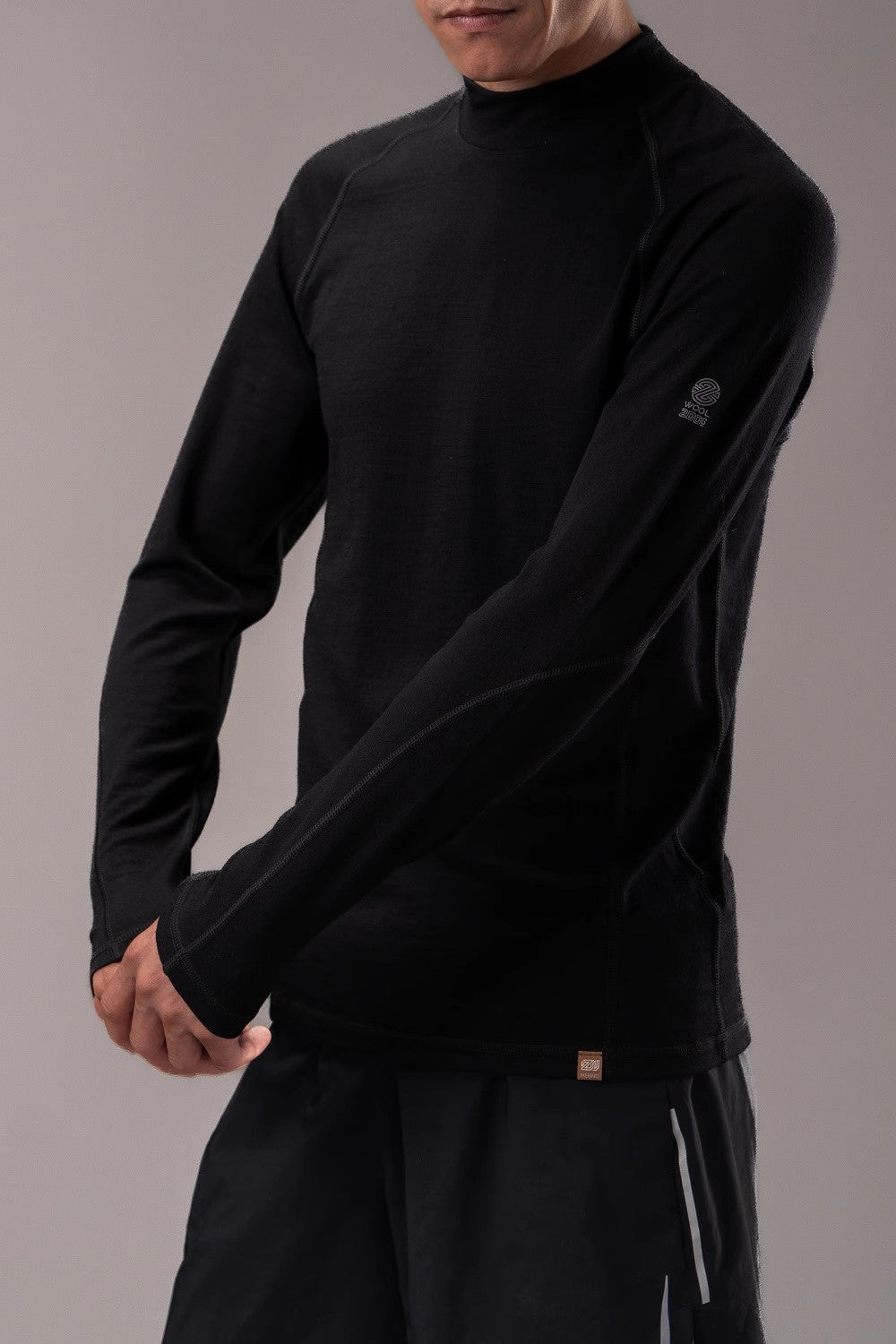 17.5¦Ìm ZEALWOOD Wen¡®s Long-sleeved High Neck Merino Wool T-shirt (200g)