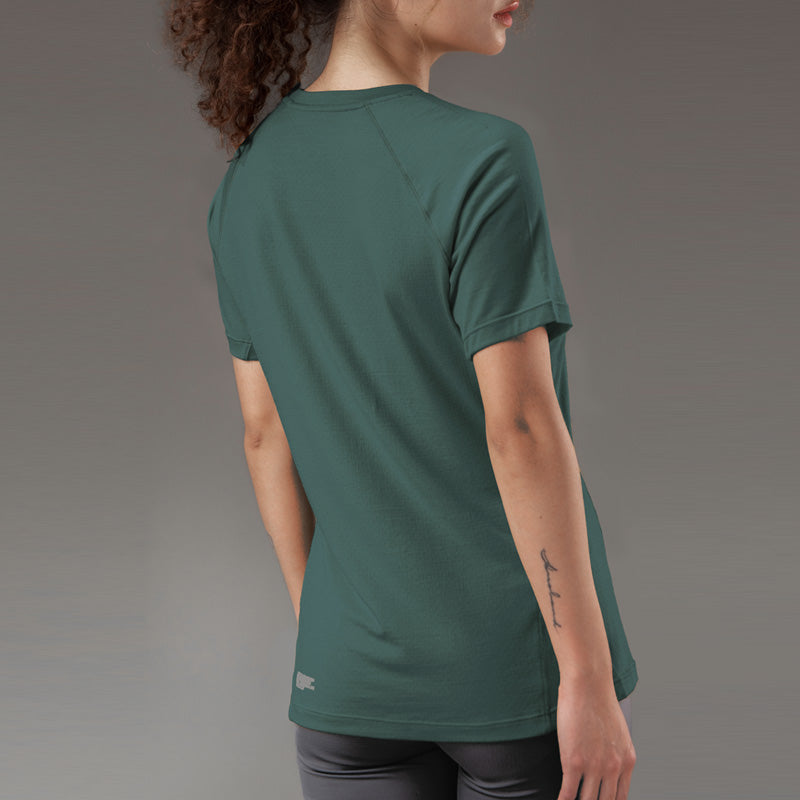 WOOLPOWER 150g Lightweight Merino Wool Running T-Shirt - Quick-Dry Breathable Outdoor Sports Tee