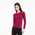 17.5¦Ìm ZEALWOOD Women¡®s Long-sleeved Round Neck Merino Wool T-shirt (200g)