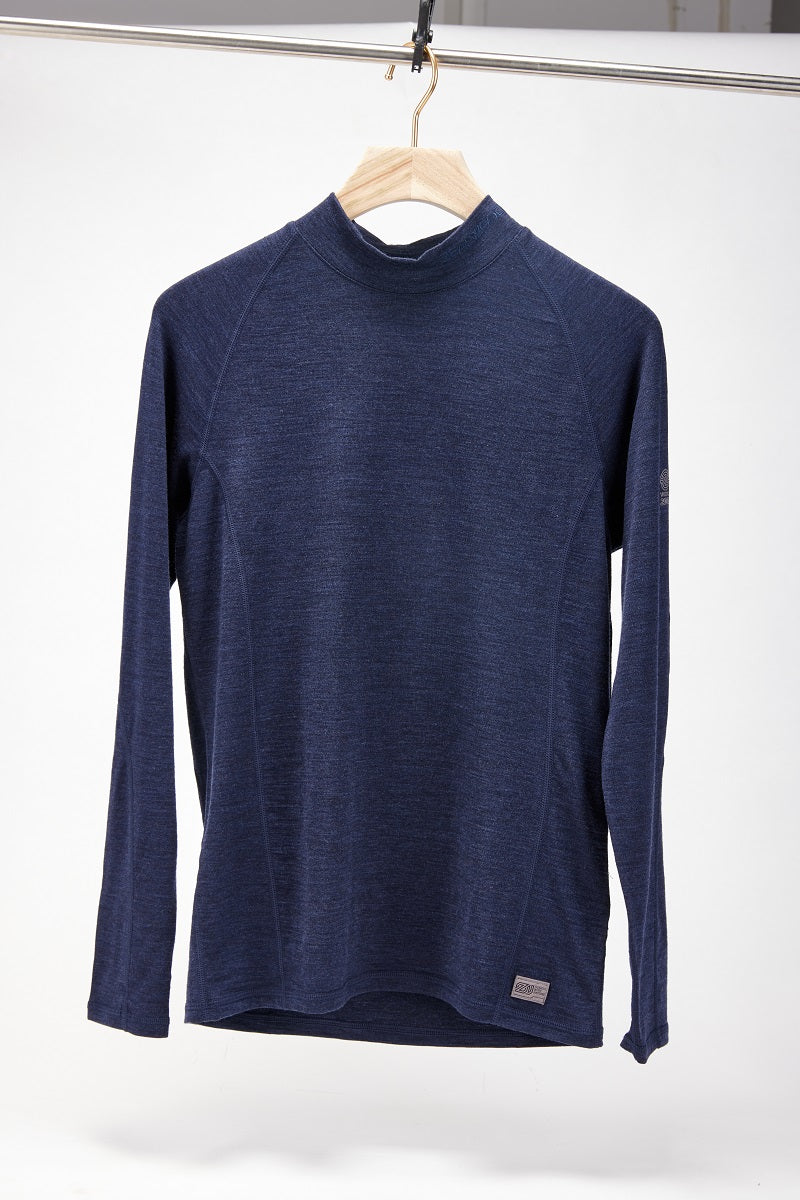17.5¦Ìm ZEALWOOD Wen¡®s Long-sleeved High Neck Merino Wool T-shirt (200g)