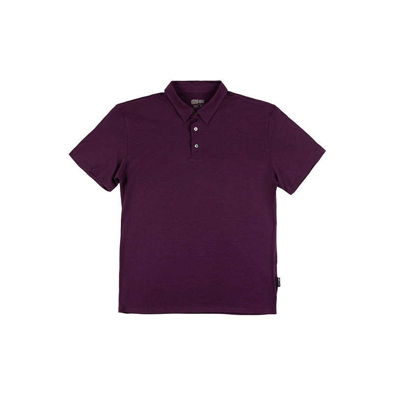 Men's 17.5μm Wool Polo Shirt (150g Lightweight, OTW)