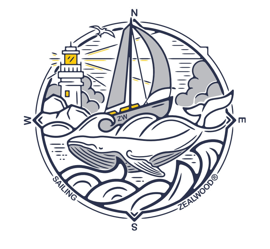 17.5¦Ìm Women¡®s Wool Short Sleeve T-shirt (Sailing Navigation) (150g)