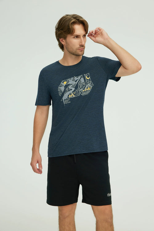 17.5¦Ìm Men¡®s Wool Short Sleeve T-shirt (Z-mark) (150g)