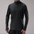 16.5μm Men's Long-Sleeve Stand Collar Merino Wool Base Layer (250g)