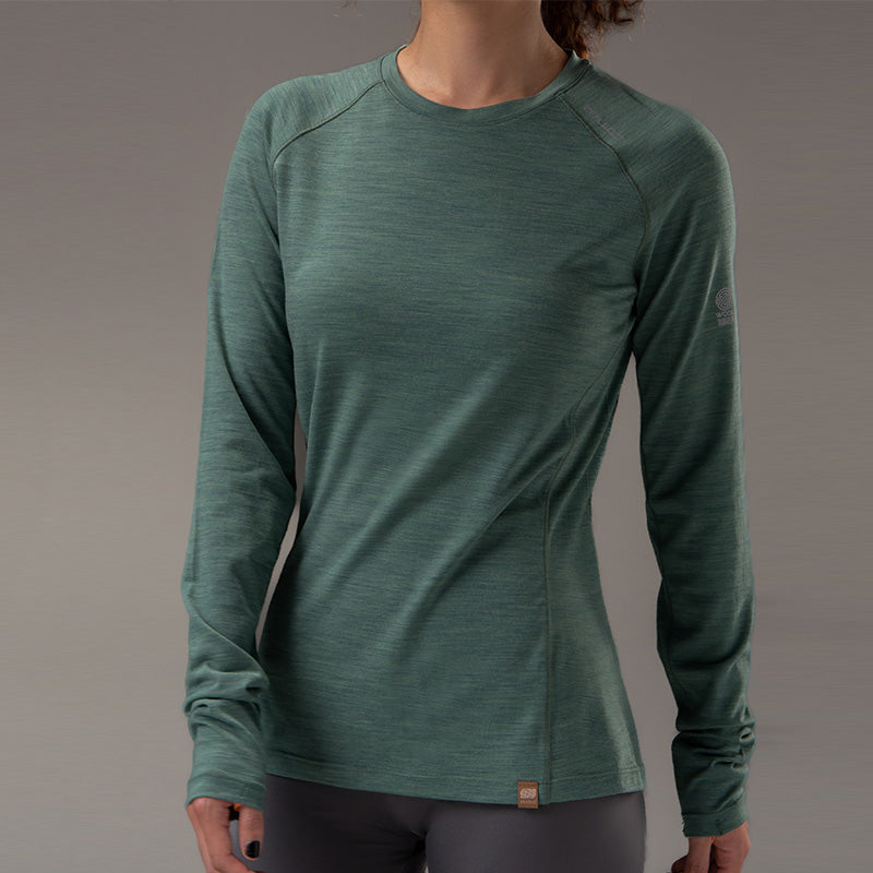17.5¦Ìm Women¡®s long-sleeved Merino Wool T-shirt (150g)