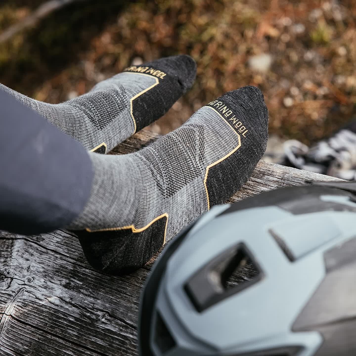 Trail Run Merino Wool Crew Socks