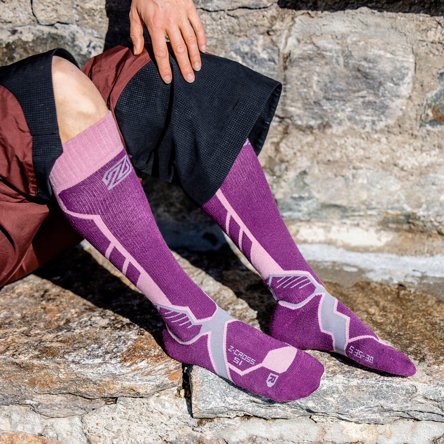 S1 SKI 2 Merino Wool Knee Socks Winter