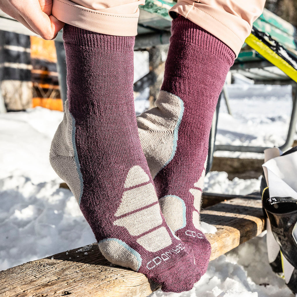 ALPINE II Merino Wool Crew Socks Winter